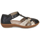 Rieker M1655-00 Nero Ballerine Donna - 2