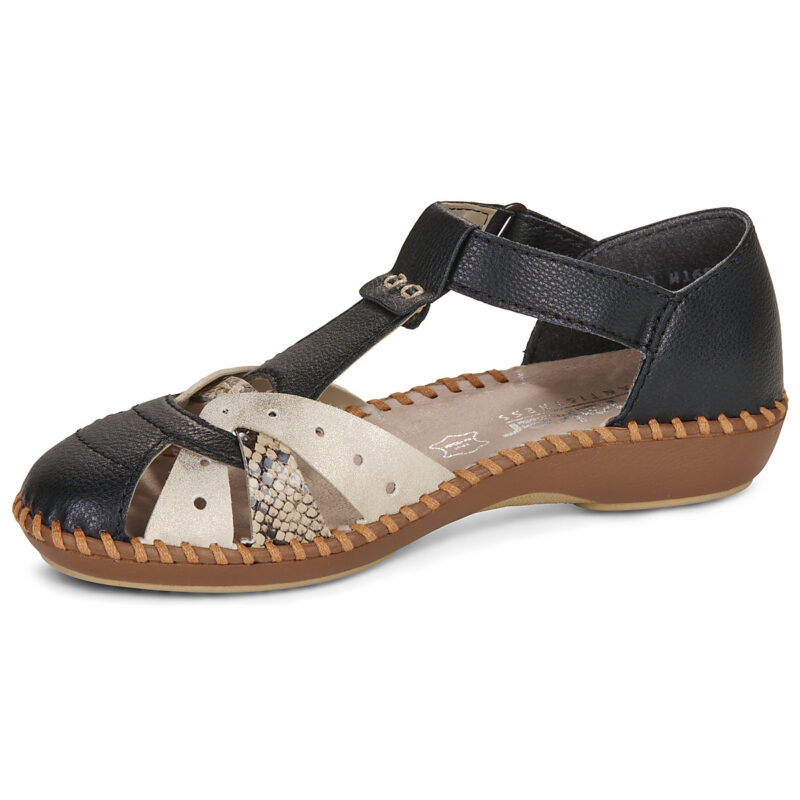 Rieker M1655-00 Nero Ballerine Donna - 4