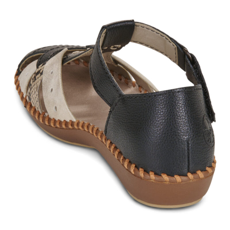 Rieker M1655-00 Nero Ballerine Donna - 5