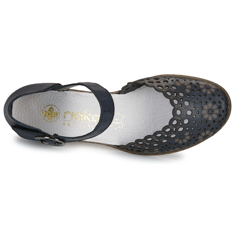 Rieker 40902-14 Blu Décolleté Donna - 6
