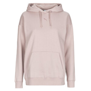 Felpe con cappuccio Puma ESS Cat Logo Relaxed Hoodie FL Rosa Felpe con cappuccio Donna