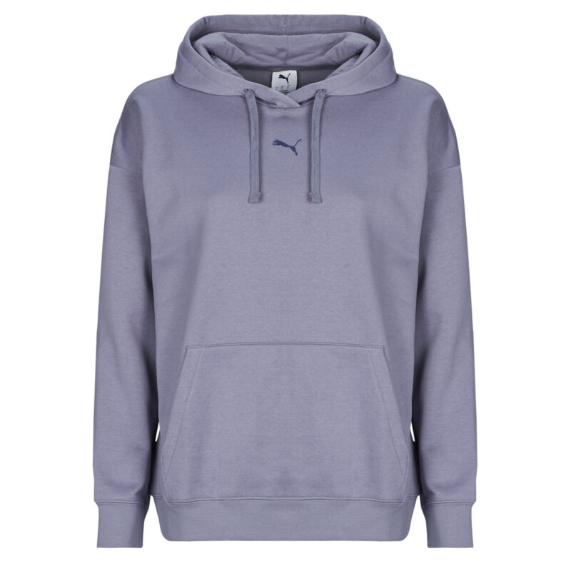 Sudadera con capucha Puma ESS Cat Logo Relaxed FL Morada para mujer - 1