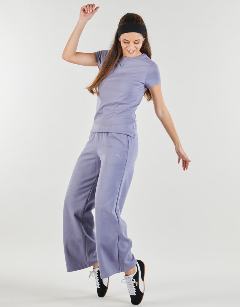 Pantalons de sport Puma ESS Cat Comfort Wide Leg Pants FL op Viola Pantalons de sport pour femme - 3