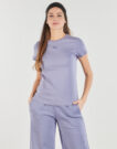 T-shirt Puma ESS Cat Logo Tee Viola T-shirt maniche corte Donna - 2