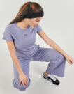 T-shirt Puma ESS Cat Logo Tee Viola T-shirt maniche corte Donna - 5