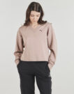 Felpe Puma ESS ELEVATED Comfort V-Neck Crew DK Beige Felpe Donna - 2