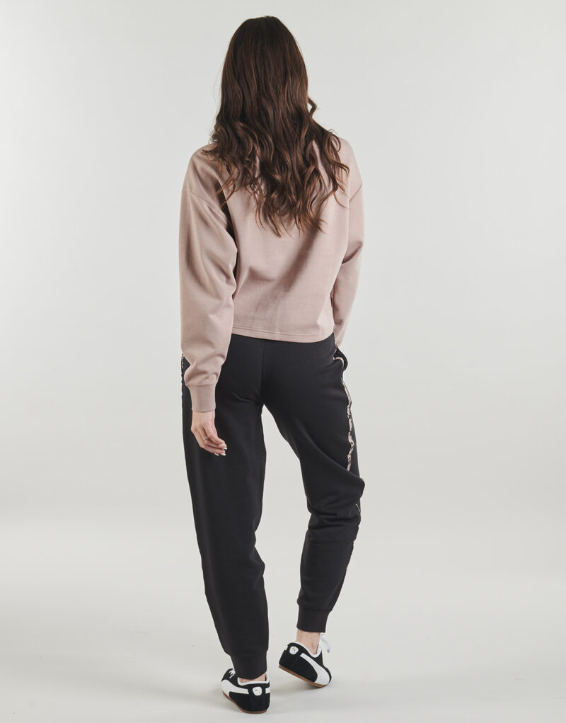 Felpe Puma ESS ELEVATED Comfort V-Neck Crew DK Beige Felpe Donna - 4