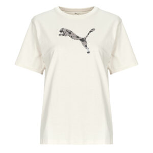 T-shirt Puma ESS GRAPHIC Animal Relaxed Tee Beige T-shirt maniche corte Donna