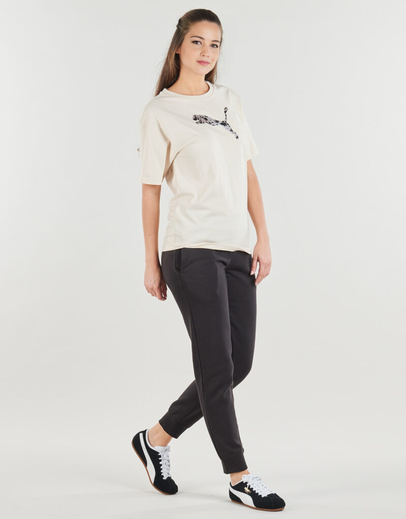 T-shirt Puma ESS GRAPHIC Animal Relaxed Tee Beige T-shirt maniche corte Donna - 3