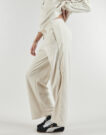 Puma HER Comfort High-Waist Wide Leg Pants Beige Women's Sweatpants - 5