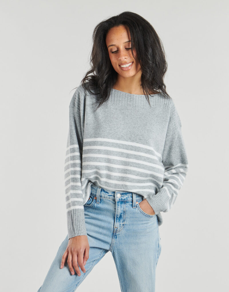 Maglione Only ONLGLORY LIFE LS BOATNECK Grigio Maglioni Donna - 2