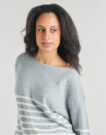Maglione Only ONLGLORY LIFE LS BOATNECK Grigio Maglioni Donna - 5