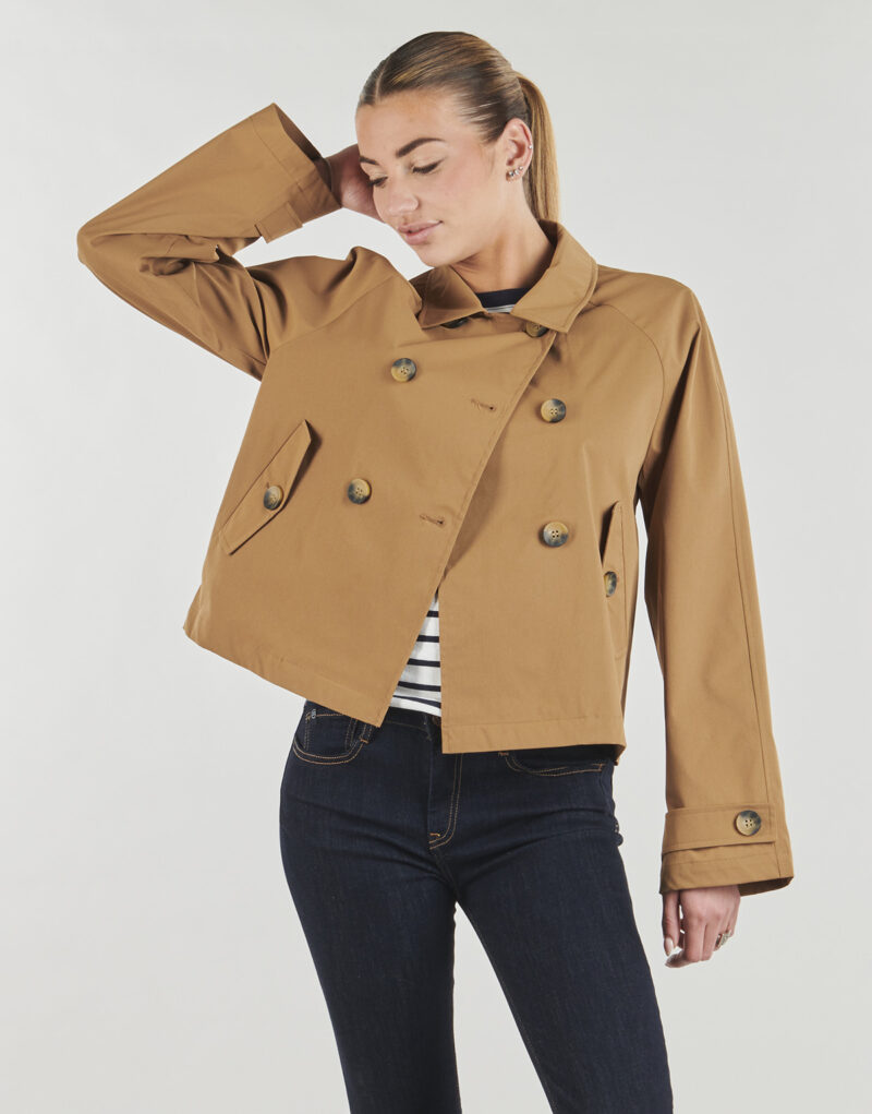 Trench Only ONLAPRIL LIFE SHORT Marron Trench Femme - 2
