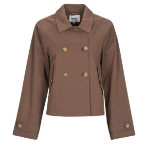 Graben Only ONLAPRIL LIFE SHORT Brauner Trenchcoat Damen