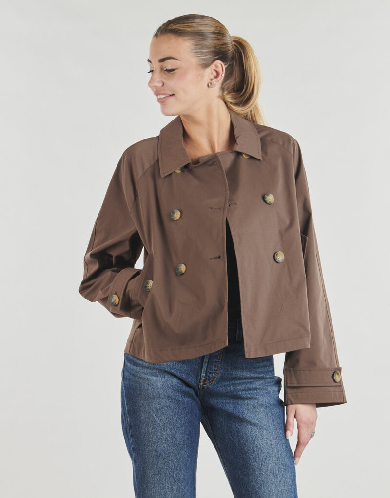 Trench Only ONLAPRIL LIFE SHORT Marron Trench Femme - 2