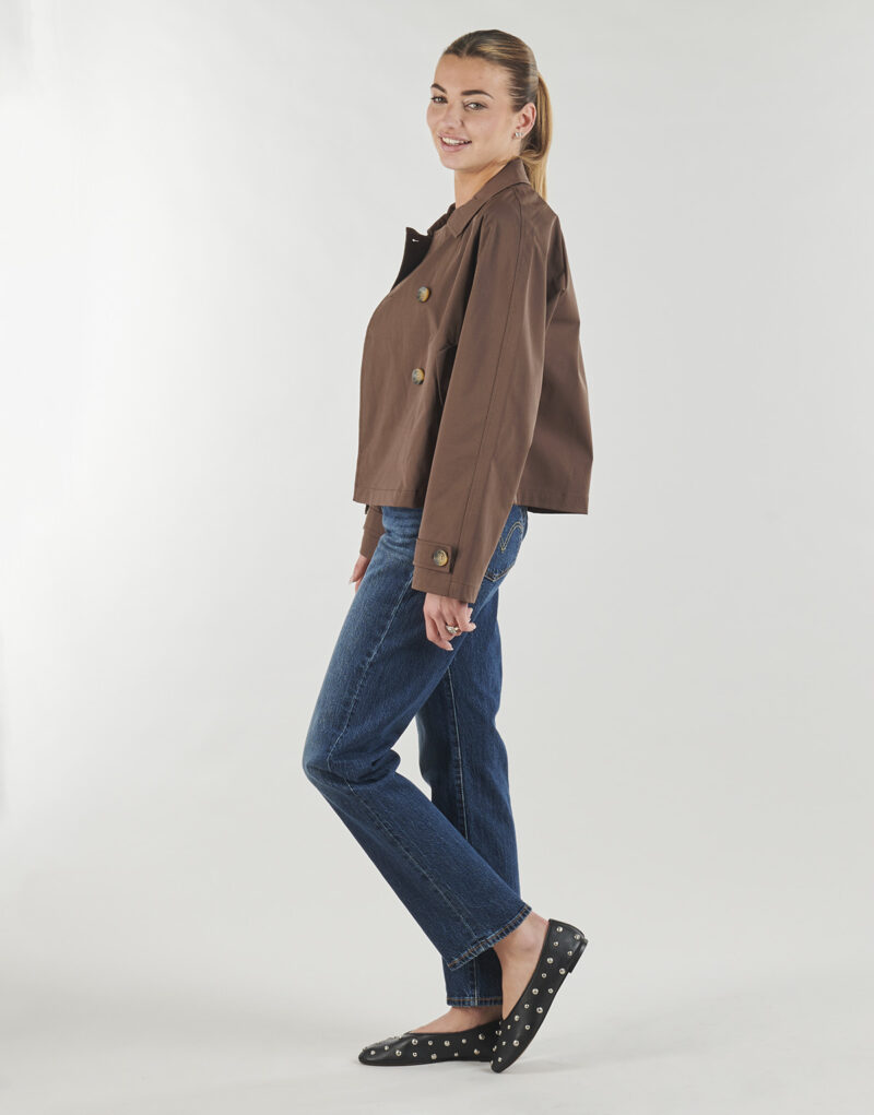 Trench Only ONLAPRIL LIFE SHORT Marron Trench Femme - 3