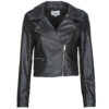 Giacca in pelle Only ONLCARMEN FAUX LEATHER Nero Giacche in pelle Donna