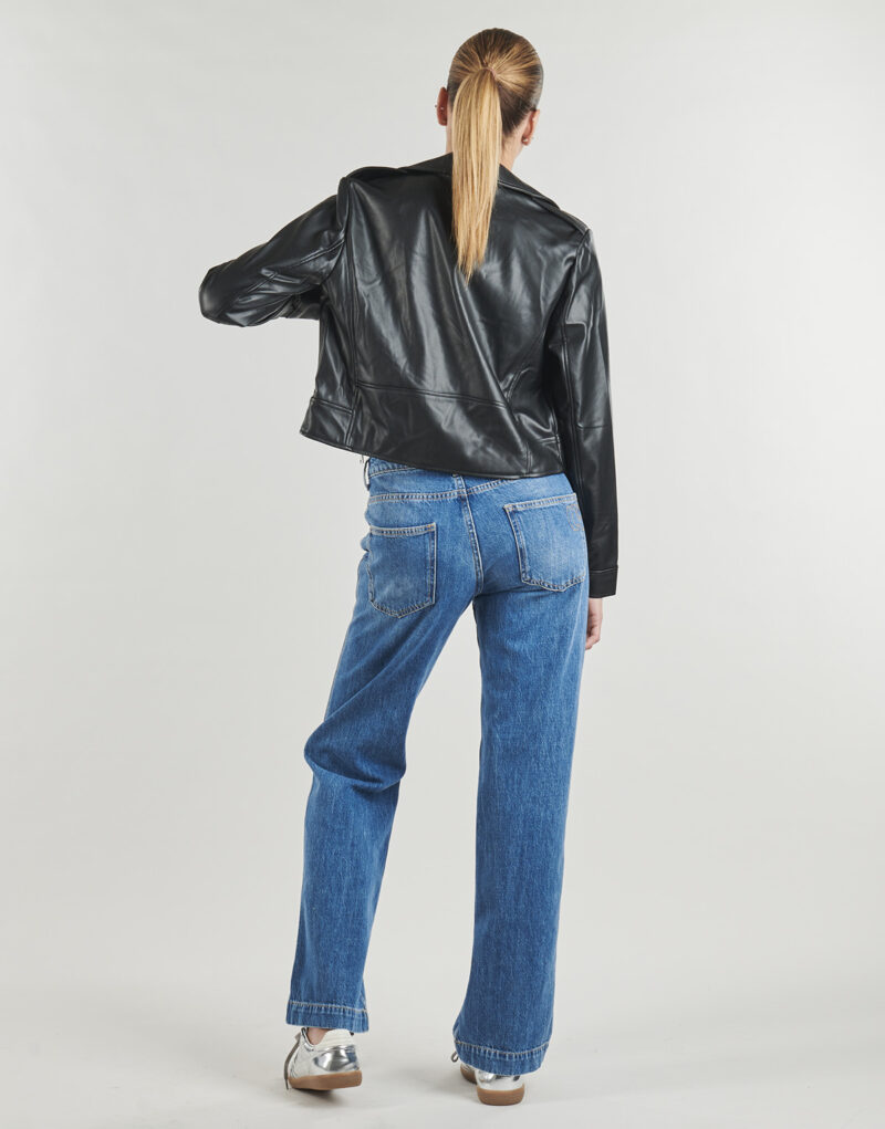 Giacca in pelle Only ONLCARMEN FAUX LEATHER Nero Giacche in pelle Donna - 4