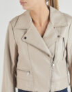 Giacca in pelle Only ONLCARMEN FAUX LEATHER Beige Giacche in pelle Donna - 5
