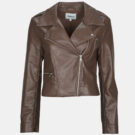 Giacca in pelle Only ONLCARMEN FAUX LEATHER Marrone Giacche in pelle Donna - 1