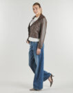 Giacca in pelle Only ONLCARMEN FAUX LEATHER Marrone Giacche in pelle Donna - 3