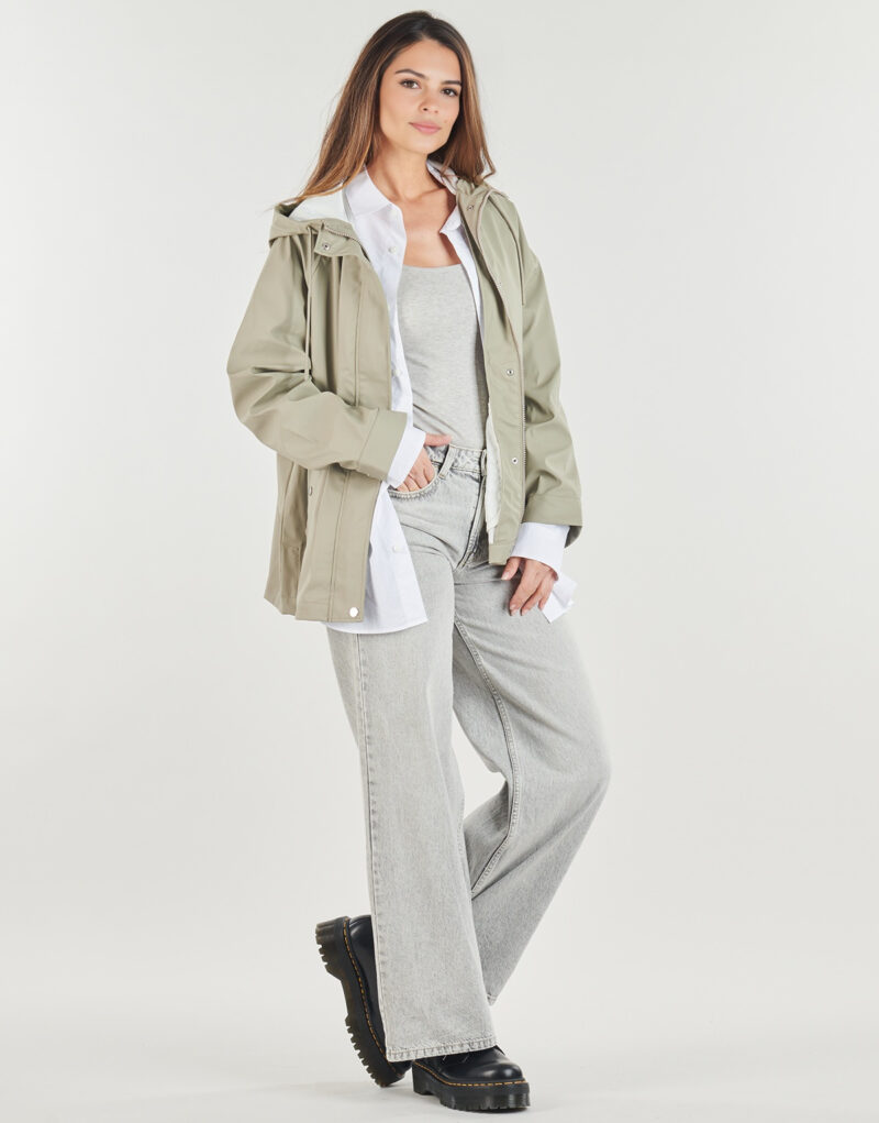 Parka Only ONLELISA SHORT RAINCOAT Verde Parka Donna - 3