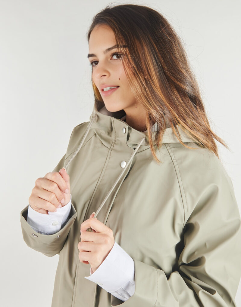 Parka Only ONLELISA SHORT RAINCOAT Verde Parka Donna - 5