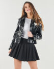 Giubbotto Only ONLSKYLE HEART VINYL Nero Giubbotti Donna - 2