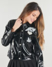 Giubbotto Only ONLSKYLE HEART VINYL Nero Giubbotti Donna - 5