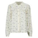 Hemd Only ONLLARI L/S FLOWER Wei&szlig; Damenhemden - 1