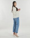 Camicia Only ONLLARI L/S FLOWER Bianco Camicie Donna - 4