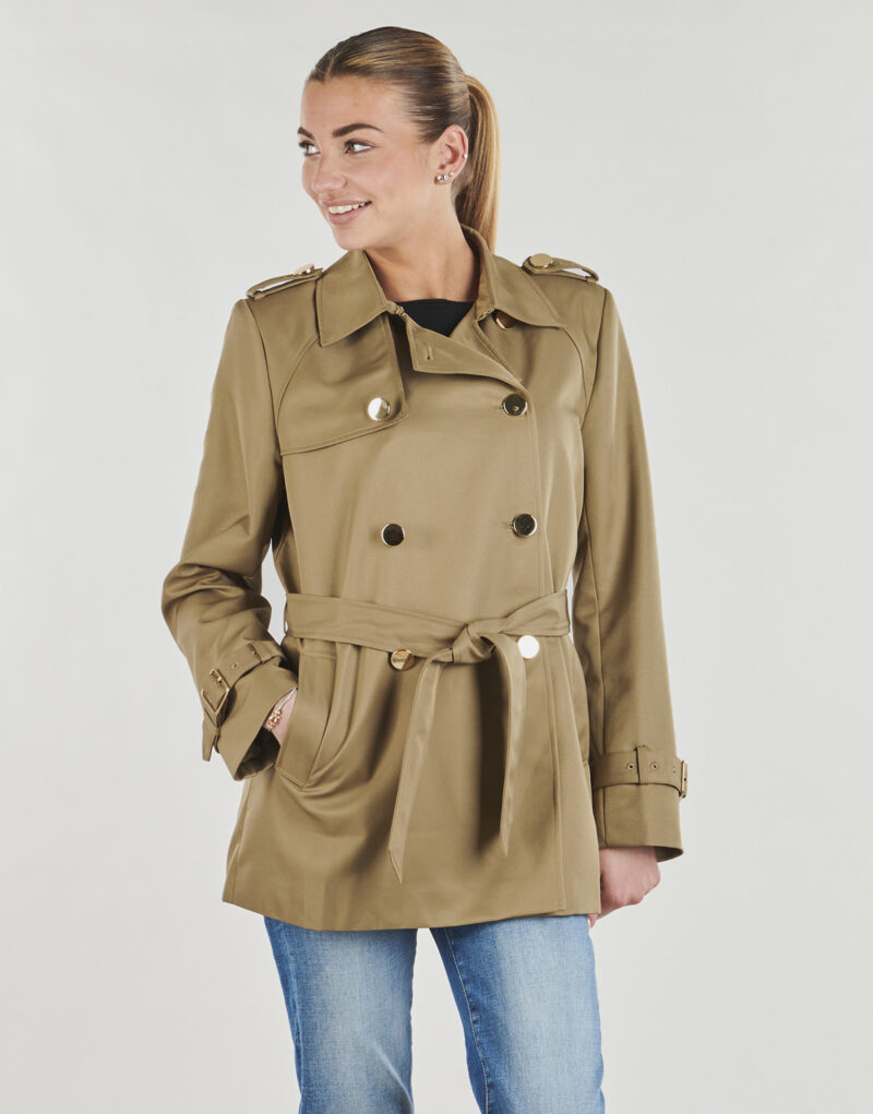Trench Only ONLSUSIE LIFE SHORT Kaki Trench Femme - 2