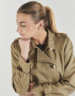 Trench Only ONLSUSIE LIFE SHORT Kaki Trench Femme - 5