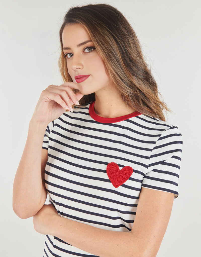 T-shirt Only ONLHEART LIFE S/S TEE Multicolore T-shirt maniche corte Donna - 5