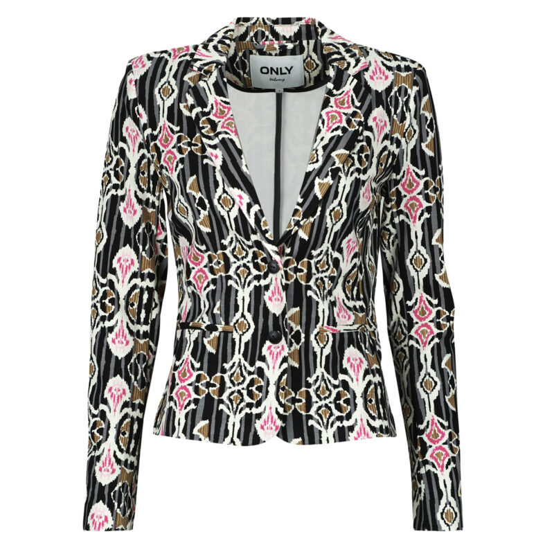 Giacca  Only  ONLPOPTRASH L/S AOP BLAZER  Nero -  Giacche Donna - 1