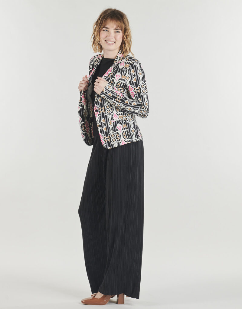 Giacca  Only  ONLPOPTRASH L/S AOP BLAZER  Nero -  Giacche Donna - 3
