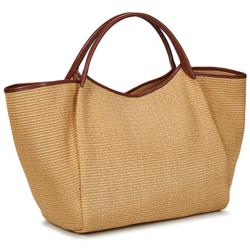 Emporio Armani SHOPPING STRAW L Beige Borse a spalla Donna - 2