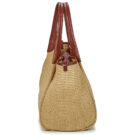 Emporio Armani SHOPPING STRAW M Beige Borse a spalla Donna - 3
