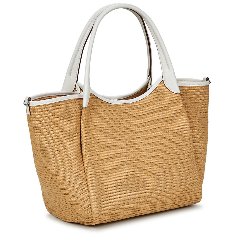 Emporio Armani SHOPPING STRAW M Beige Taschen Schulter Damen - 2