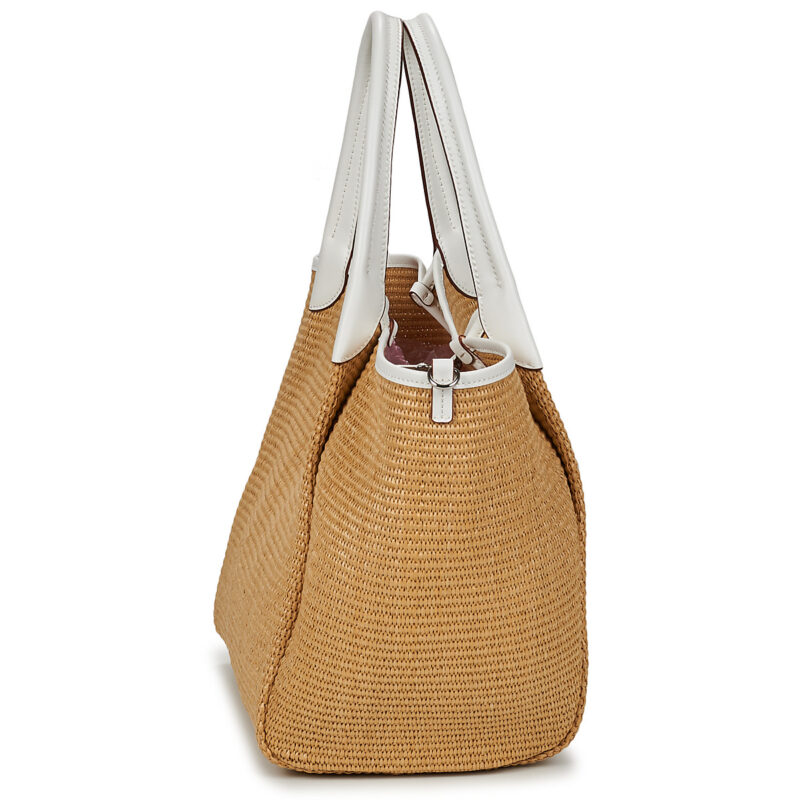 Emporio Armani SHOPPING STRAW M Beige Taschen Schulter Damen - 3