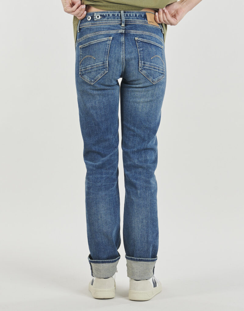 Jeans G-Star Raw Jeans ajustados rectos azules para mujer - 4