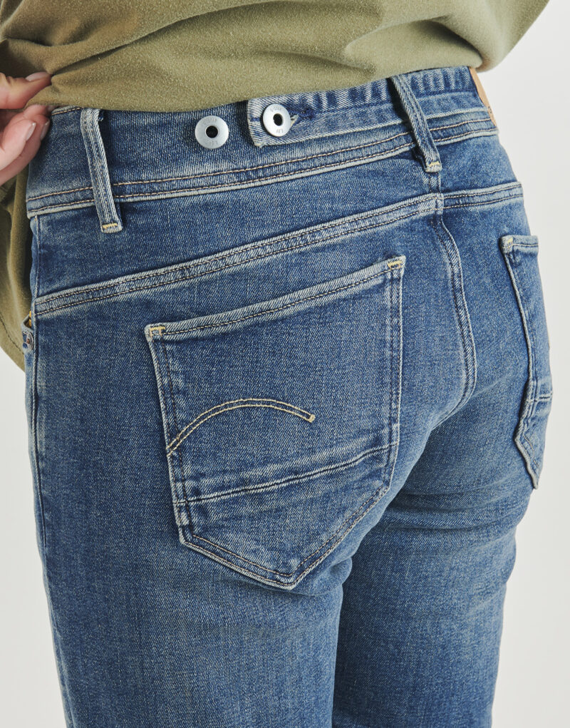 Jeans G-Star Raw Jeans ajustados rectos azules para mujer - 5