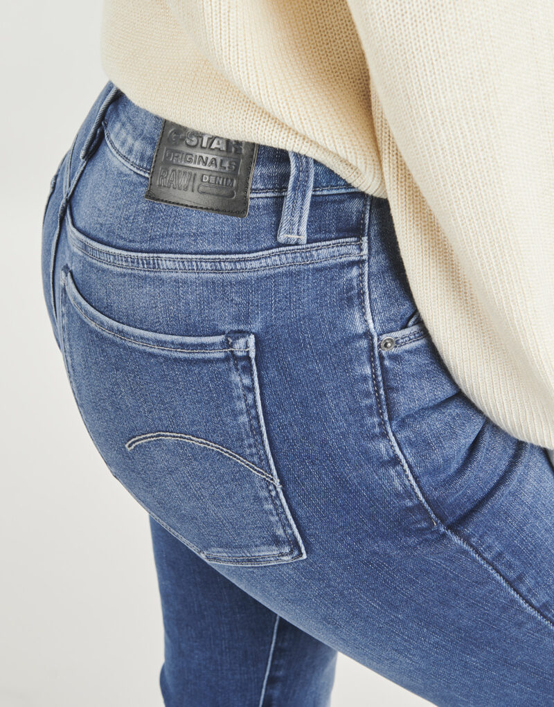Jeans skynny G-Star Raw 3301 SKINNY Blu Jeans skynny Donna - 5
