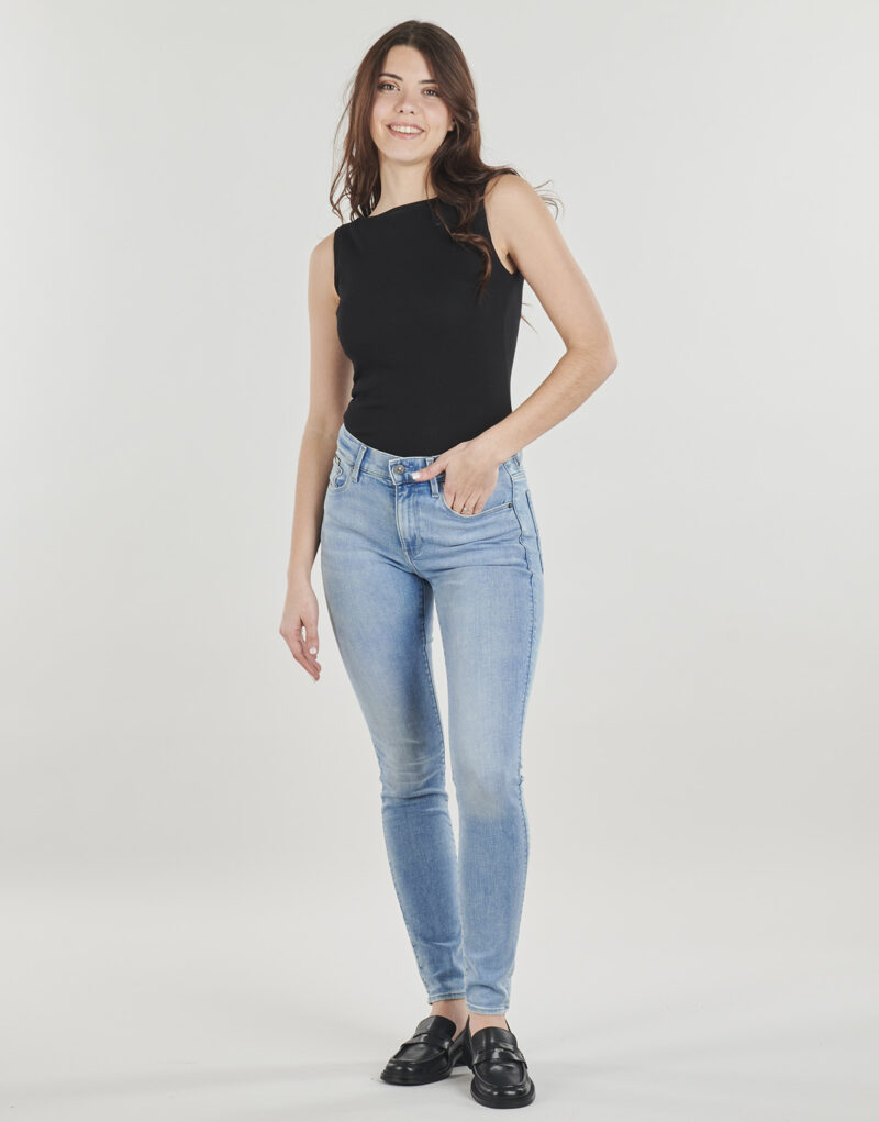 Jeans skynny G-Star Raw 3301 SKINNY Blu Jeans skynny Donna - 2