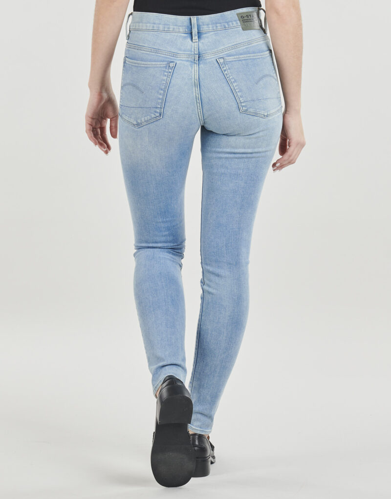 Jeans skynny G-Star Raw 3301 SKINNY Blu Jeans skynny Donna - 4