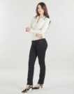 Jeans G-Star Raw Pantalones vaqueros negros de corte recto ajustado para mujer MIDGE - 3