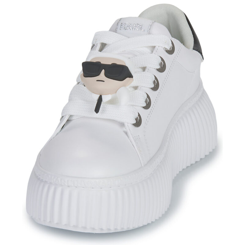 Karl Lagerfeld KREEPER LO Twin Lace Keeper Bianco Sneakers basse Donna - 3