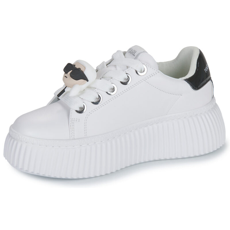 Karl Lagerfeld KREEPER LO Twin Lace Keeper Bianco Sneakers basse Donna - 4