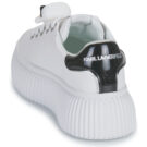 Karl Lagerfeld KREEPER LO Twin Lace Keeper Bianco Sneakers basse Donna - 5