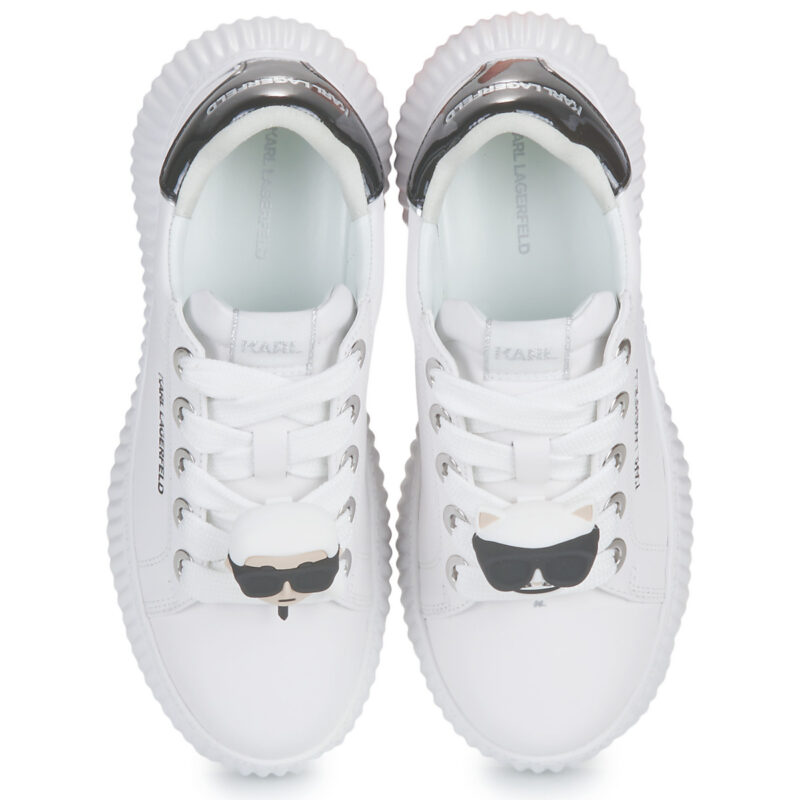 Karl Lagerfeld KREEPER LO Twin Lace Keeper Bianco Sneakers basse Donna - 6